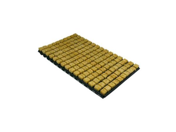 Rock wool tray